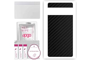 apgo skin sticker film foil vinilo lámina para la parte posterior del teléfono inteligente para Google Pixel 7 Negro de humo