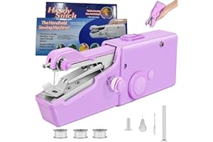 DARMAI Hand Sewing Machines, Hand Held Sewing Machine UK, Mini Hand Electric Sewing Machine Cordless Portable for Beginners, Sewing Accessories, Suitable for Clothing, Curtains, Home Travel Use