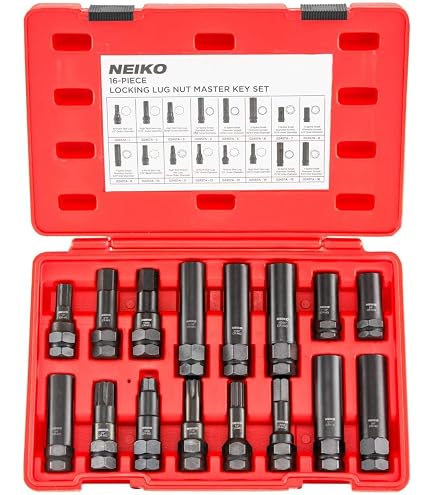 TMAX Anti-Theft Wheel Lug Nut Removal Socket Key #301-330 For Mercedes Benz – Heavy Duty Steel