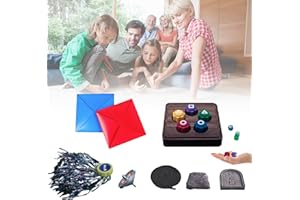 Fiorky Koreańska tradycyjna gra, koreańska gra Gonggi, koreańska gra ludowa, Gong-gi, Biseokchigi, Paeng-y, Jebi Chagi, DDAKJI zestaw do gier, rodzinna gra podróżna