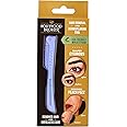 Hollywood Browzer Dermaplaning Razor Tool for Face - Eyebrow Shaping - Removing Unwanted Hair and Peach Fuzz - Exfoliating Tool for Women - Face Razor for Women - Facial Hair Remover - (Amethyst)