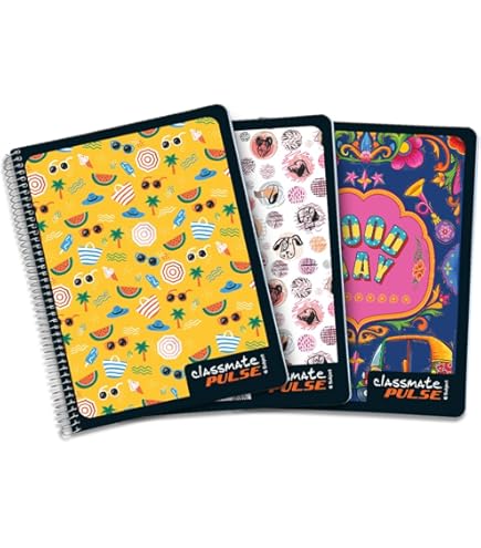 Buy Classmate Pulse 6 Subject Spiral Binding Notebook - A4 - Single