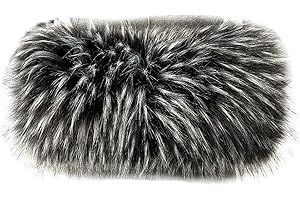 LICHENGTAI Kunstpelz Hand Muffs Damen Winter Plüsch Handwärmer Kunstfell Winter Muffs Armwärmer Kunstpelz Hand Muffs für Mädchen Frauen Männer