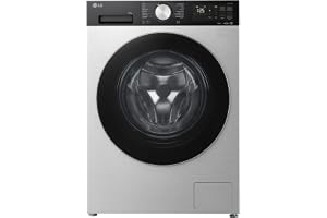 LG Front Load Washing Machine, 10 kg, 1400 RPM, AI DD 6 Motion Drive, Steam, Smart ThinQ, Silver, F4X5RYP23
