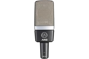 Akg C214 Profesjonalny Mikrofon Kondensatorowy z Dużą Membraną, Czarny