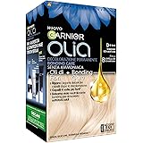 Garnier Olia Tinta Capelli, Decolorazione Senza Ammoniaca, Fragranza Delicata, Massima Schiaritura del Colore, Con Oli di Fio