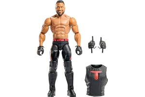 WWE Mattel Elite Action Figure & Accessori, Serie #118, 15,2 cm da collezione Tonga Loa con 25 punti di articolazione e mani intercambiabili