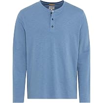 Camel Active Herren Henley-Shirt Aus Bio-Baumwolle – Regular Fit, Mit Knopfleiste