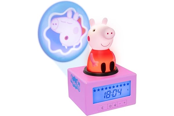 Paladone Peppa Pig Réveil d'entraînement au Sommeil, Multicolore, Taille Unique