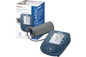‎BEURER Beurer BM 25 Oberarm Blutdruckmessgerät, einfache Ein-Knopf-Bedienung, genaue Messung, Arrhythmie-Erkennung, mit USB-C-Anschluss, Manschette für 22-42 cm, Datenübertragung zu Apple Health und co.