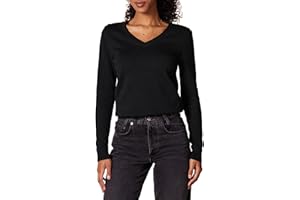 Amazon Essentials Maglione con Scollo a v a Maniche Lunghe 100% Cotone Donna