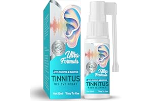 ATUIO Tinnitus Relief Spray, Tinnitus Relief for Ringing Ears, Natural Herbal Tinnitus Ear Ringing Relief, Effectively Reduce Ear Noise for Men & Women