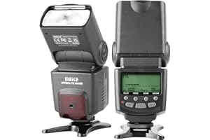 Meike MK430 TTL Flash Speedlite Compatible avec Nikon D7100 D5300 D5200 D3500 D3100 D600 D800 D3200 D90 D80 D300 D7500 D780, etc.