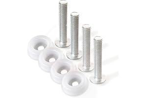 COOL BED SLEEP WELL, PAY LESS COOL BED 4 x Headboard Bolts and 4 x Washers Fixings Screws for Divan Beds (4 x Bolts & Washer)