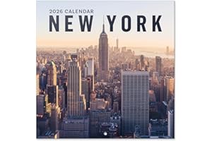 Grupo Erik: Calendario 2026 da Muro New York | Calendario Mensile 2026-30x30cm, Planner 2026 - Mensile da Parete