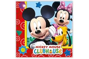 PROCOS Amscan Serviettes en papier Fête Mickey