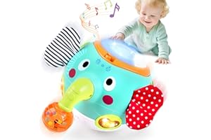 VANPLAY Juguetes Bebes 6-12 Meses Juguete Sensorial Bebe Juguete de Elefante Juguetes Niños 1 Año Regalo Bebe