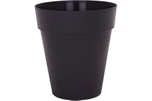 Artevasi Capri High, High round plastic pot, 46cm, color: Anthracite