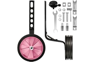 CycForge Verstellbare Stützräder für Kinderfahrräder – Perfekt für 12/14/16/18/20 Zoll Fahrräder mit variabler Geschwindigkeit und Einzelgeschwindigkeit, ausgestattet mit robusten Stabilisatoren.