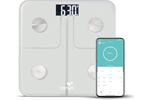 SENYA Pèse personne impédancemètre connecté couleur blanc– Smart Body SYWB-S008W