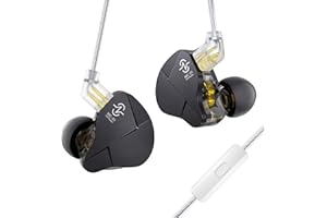 Yinyoo CCZ MC01 Soul - Auriculares Cable Intraurales 10 mm Pet Dual Magnetic DD Auriculares con Cable In Ear Monitor Conector de 3.5 mm Cascos con Cable de Sonido Estéreo con Micrófono
