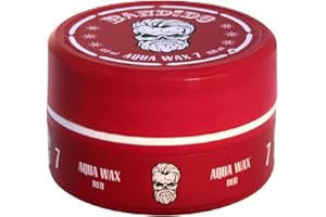 Bandido Aqua Hair Wax N. 7 Red 150 ml | Gel per capelli | Cera per capelli con profumo fruttato e forte tenuta