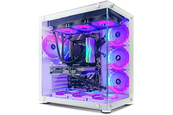 INFOMAX | PC Gamer, Ordinateur de Bureau, PC Gaming - PROCESSEUR Core i5-12400F • RTX 5060 8 GO • RAM DDR4 16 GO RGB • SSD 1 to • WiFi • BOÎTIER ARGB 7 VENTILOS • Watercooling • FREEOS