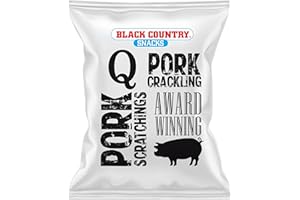 BLACK COUNTRY SNACKS Q Pork Scratchings 10 x 60g - Black Country Pork Scratchings