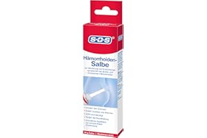 ‎SOS SOS Hämorrhoiden-Salbe, 1 x 30g Tube, zur Minderung von Entzündungssymptomen bei Hämorrhoiden (Grad I), zur Förderung der Wundheilung und für langfristige, schmerzfreie Anwendung