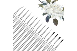 WLOT Pinceau Miniature, 15 pcs Pinceaux Peinture Professionnels Détail Ensemble de Pinceaux pour Acrylique Huile Aquarelle Nail Art