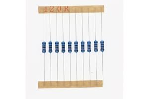 HUABAN 100 stycken 0,5 watt 1/2W 120R 120 ohm 1% metallfilmbeständighet