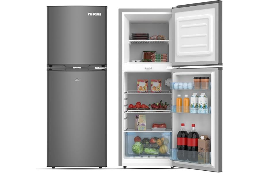 Nikai 190L Double Door Refrigerator