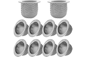 YWNYT 20Pcs Cocktail Smoker Filter Accessories, Premium Double Screen Filter, Washable Stainless Steel Mesh Screen Filter Bowl for Bourbon Whiskey Smoker