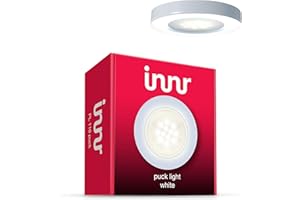 ‎INNR innr Puck Light Erweiterung, 1 LED-Lampe (EINZELPACK - Benötigt komplettes Set mit Steuerbox) Warm Weiß, Dimmbar, G4, PL 110 Puck