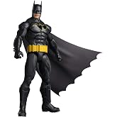 Mattel DC Batman 30 cm Action Figure, 7 Points of Articulation | Black suit with yellow belt and cloth cape, large-scale supe