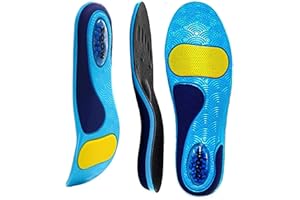 Goofort DynaZoom™ Solette con Supporto Arco Plantare per Fascite, Antifatica, Gel Ortopedico per Donne/Uomini, Sovrappronazione, Piedi Piatti.