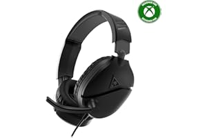 Turtle Beach Recon 70 Xbox Noir Casque de gaming multiplateforme pour Xbox Series X, Xbox Series S et Xbox One, PS5, PS4, PS4 Pro, PC et Appareils Mobiles avec prise 3,5 mm