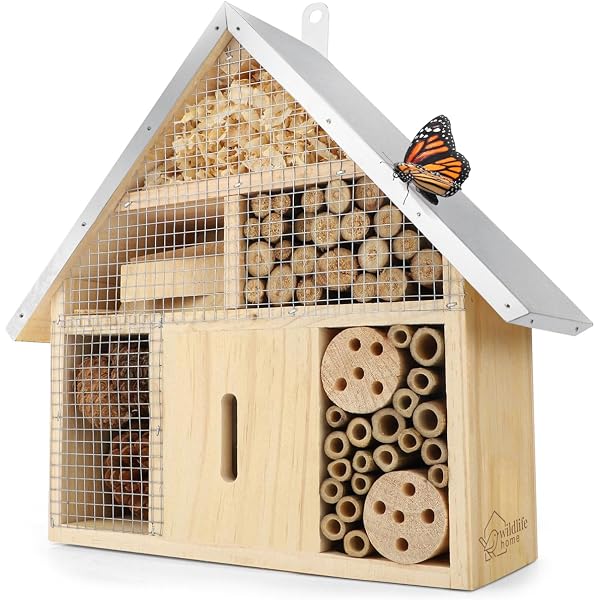 wildtier herz Hotel Insecte en Bois - Imperméable Et Résistant Aux