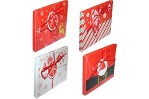 WIDDLE GIFTS Christmas Money Wallet/Voucher Gift Box with Envelope - Pack of 4 Designs
