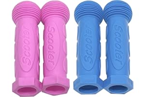 TIGERRDU 4 Pcs Micro Scooter Handles Scooter Grip Handlebar Soft Non-Slip Grips Rubber Handle T-Bar Grips Kids Bike Gri for Mini Scooters Wheels Kid Kick Scooteres Bike,Drifting Scooteres