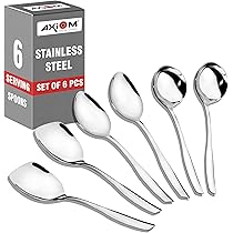 Buy Axiom Serving Tools Stainless Steel 6 Piece Heavy Gauge Non