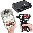 Grip Strength Tester and Grip Strengthener with Protective Case Grey