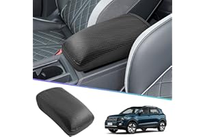 SHAOHAO Mittelarmlehne Abdeckung für VW T-Cross 2018-2024 2025 Mittelkonsole Armlehnenbezug, Mittelarmlehnenabdeckung vw t Cross Zubehör