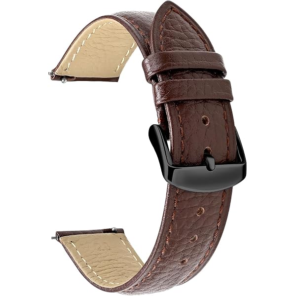 myledershop 17mm Pelle di vitello cinturino per orologio Made in