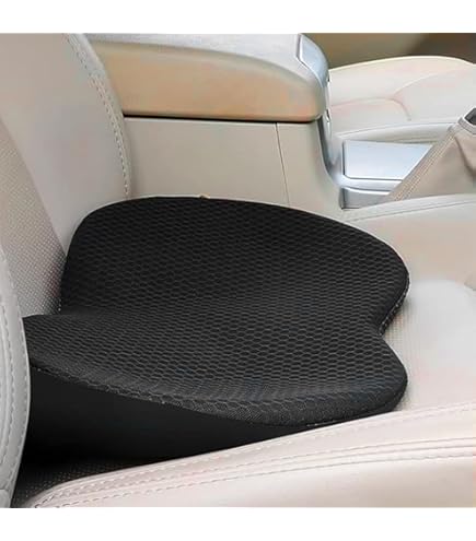 WODHMIEY Coussin De Soutien Lombaire En Mousse à Mémoire De Forme, Housse En Maille Respirante, Design Ergonomique, Pour Soulager Et Confort, Pour Chaise De Bureau, Voiture, Jeu, Fauteuil Roulant