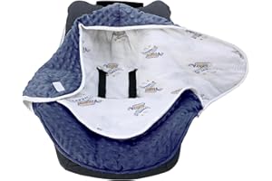 LAT LEE AND TOWN LAT Couverture Enveloppante Hiver Bébé, Universelle Couverture d'emmaillotage pour Siège Auto Pousette Nacelle, 0-12 Mois