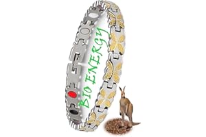 N3 ZELEK Pulseras Hombre Pulseras Magnética Regalos Pulseras Mujer IMANES POTENTES Piedras Chakras BIO THERAPY Regalos Hombres Magnética Artritis Para Aliviar el Dolor Hombres Brazalete Hombre Ropa