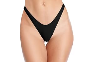 SHEKINI Mujer Bikini Tanga V Braguitas Traje de Baño Playa Ropa Interior Pantalones de Natación