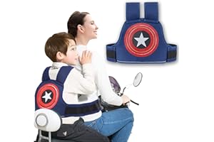 CEASELESLY Motorrad Kinder Gürtel - Einstellbar mit 4-in-1 Schnalle, Atmungsaktives und Reflektierendes Material, Geeignet für Kinder zwischen 2 und 12 Jahren