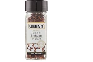UBENA, Pepe di Sichuan in Grani, Leggermente Pepato, Spezia per Grigliate e Salse Piccanti, Formato Vasetto da 17 gr